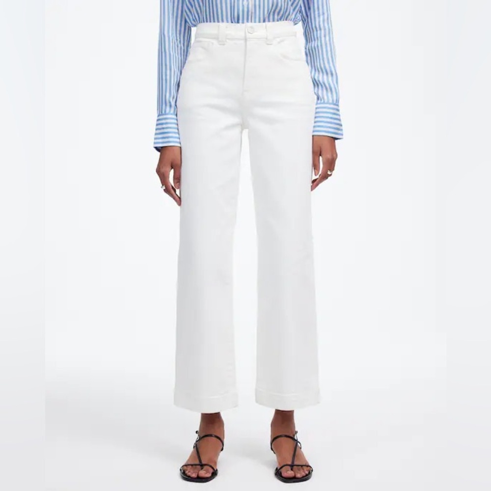 Madewell The Perfect Vintage Wide-Leg Crop Jeans - Picture 2 of 9